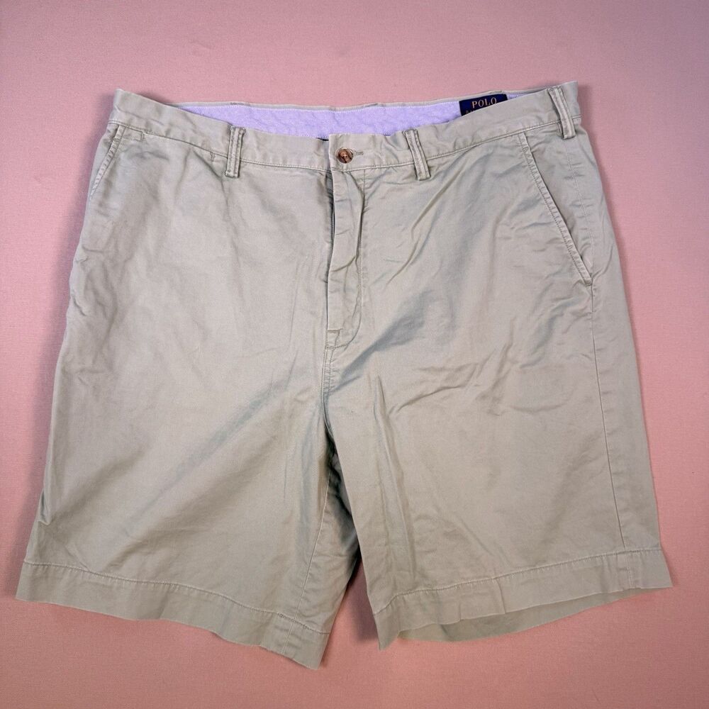 Polo Ralph Lauren Light Green Chino Shorts Relaxed Fit Mens Size 40